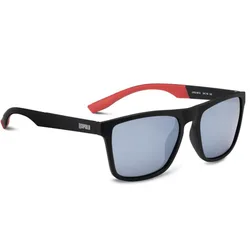 Urban Vision Gear Polarized Sunglasses Matte Black / Red / Grey Blue One Size Men,Women