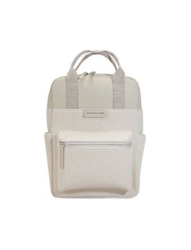 Mochila BERGEN SMALL IBIZA COLLECTION crema