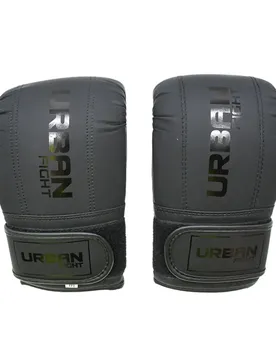 Gants De Combat Punch Bag Matt Black / Black L