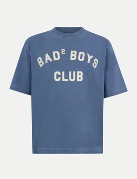 T-Shirt mit Frontprint Blau L - Dsquared2 - FashionsVida