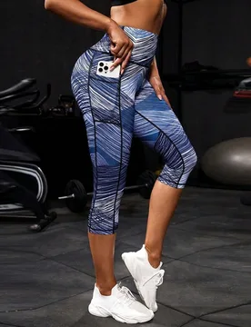 Leggings minimalistas estampados para mujer - Shein - FashionsVida