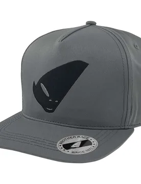 Cappellino Logo Alieno Nero Grigio taglia unica - UFO - FashionsVida