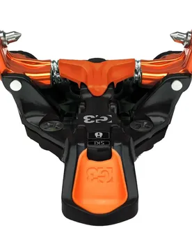 Fixations De Ski De Randonnée Ion 12 Demo Black / Orange 100mm Homme