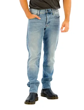 Jeans 3301 Regular Tapered Light Indigo Aged 36 - G-Star - FashionsVida