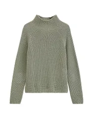 Jersey de cuello alto verde M