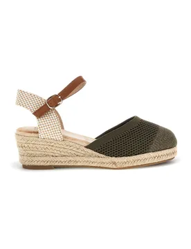 Sandali espadrillas Verdi con zeppa in corda Bl4 38 - PITTARELLO SUN - FashionsVida
