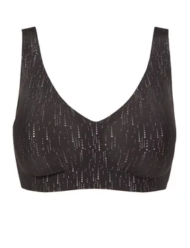 Women's 1 Pack ZERO Feel 2.0 Festive Bralette Black Extra Large - Black - Size: Extra Large - Sloggi - FashionsVida