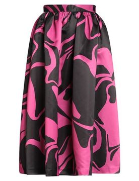 Midi-Rock Damen Fuchsia 34,36 Damen