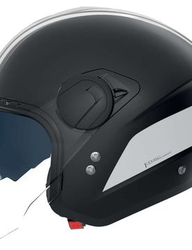 Casco Moto Jet N20-2 VISOR DOLCEVITA 347 Nero Bianco O taglia M
