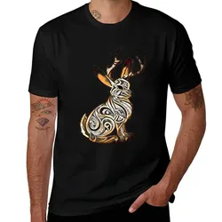 Jackalope T-Shirt Everyday Wear Basic Short Sleeve Top T-Shirt