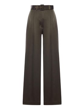 Pantaloni a gamba larga con cintura