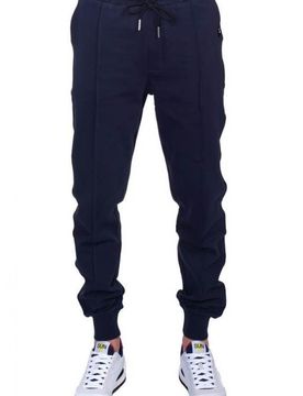 Long Formal Whit Pocket Pantalone Felpa F32140/07 NAVY