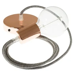 Cables Suspension Luminaire Rn02 2 M Grey / Copper One Size