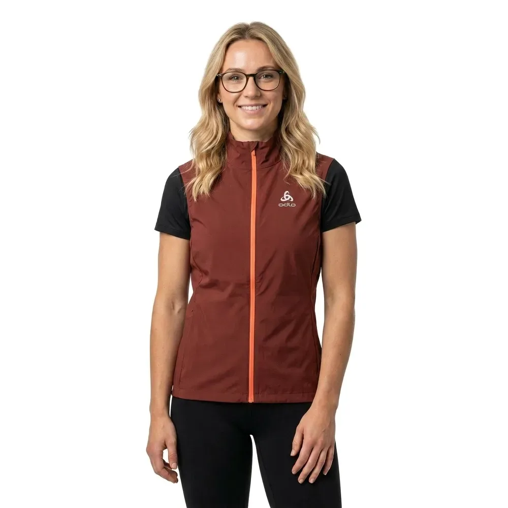 Zeroweight Warm Vest Spiced Apple XL Women - Odlo - FashionsVida
