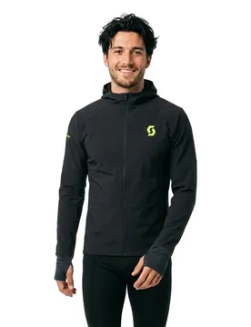 Giacca Run Warm Black / Yellow XL - Scott - FashionsVida