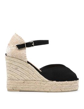 Bianca Raffia Wedge Espadrilles