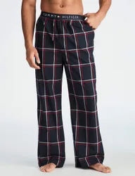 Original Pure Cotton Checked Pyjama Bottoms Navy Mix male