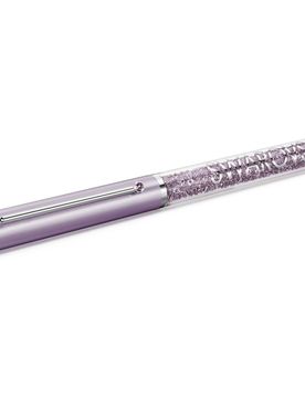 Crystalline Kugelschreiber, Violett lackiert, Verchromt Unisex OS