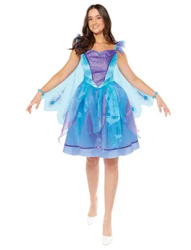 Pfau Damenkostüm Elegant blau-lila - RIETHMULLER - FashionsVida