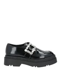 Mokassin Damen Schwarz 37 Damen