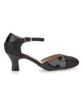 Scarpe da ballo nere con punta chiusa e cinturino 6552 37