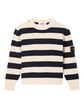 Stone Island Junior Pull A Righe