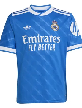 Kinder-Third-Trikot Real Madrid 2025/26 - Bleu - unisex - Size: 7/8 ans - Adidas - FashionsVida