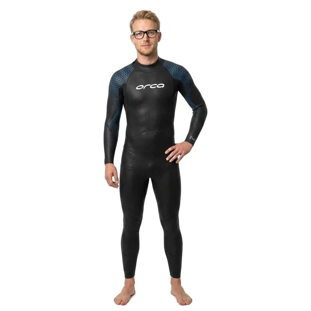 Athlex Flex Long Sleeve Neoprene Wetsuit Blue Flex 11 Men - Orca - FashionsVida