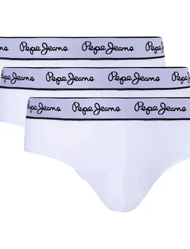 Slip Pepe 3 Unità White M - Pepe jeans - FashionsVida