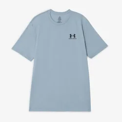 Tee Shirt Side Logo bleu s