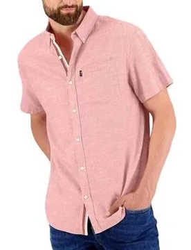 Kurzarm Hemdbluse Calelcha Eu S Male - TBS - FashionsVida