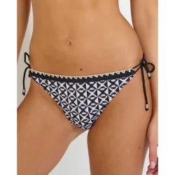 Braga de bikini yingyang, con lazos ajustables
