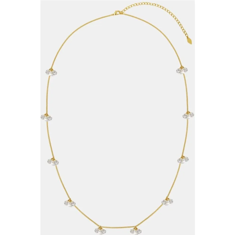 Collar Sublime dorado con circonitas - Moliane - FashionsVida