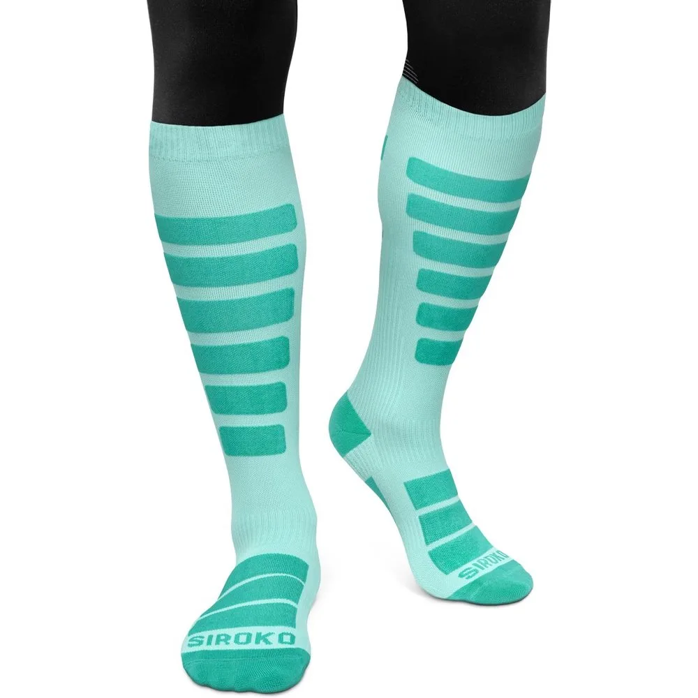 Calcetines para para snow y esquí AORAKI Turquoise - Siroko - FashionsVida