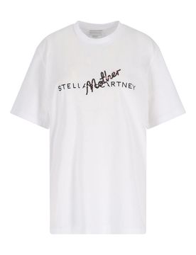 T-Shirt Logo Con Paillettes