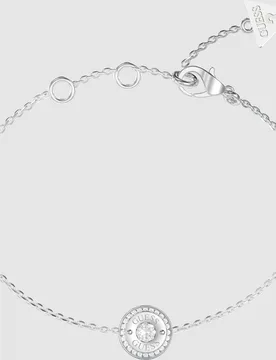 Pulsera de cadena till morning de acero plateada - Guess - FashionsVida