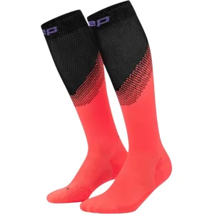 CORE RUN EDT. SPLIT SOCKS TALL Damen Neon Coral/Black Gr. 2 - Cep - FashionsVida