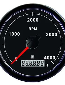 Rpm Tachometer 12-24v Black 100 mm unisex - VETUS - FashionsVida