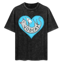 Vodcat T-Shirt Stylish Print Short Sleeve Tee