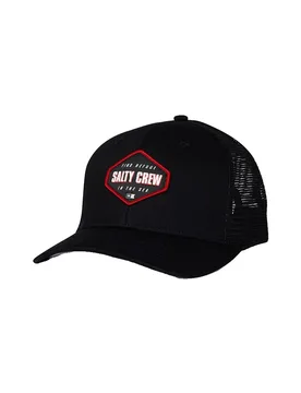 Casquette De Camionneur Shapely Black One Size - Salty Crew - FashionsVida