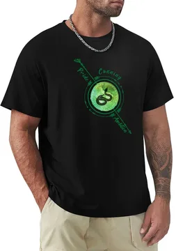 Green and Gray Snake Cunning, ambition, pride 3 T-Shirt Basic Breathable Solid Color T-Shirt - Aliexpress - FashionsVida