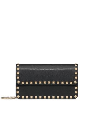 Mini Studded Handbag with Magnetic Closure - Height 14 cm, Width 16 cm
