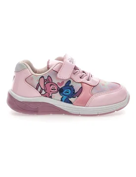 Sneaker rosa con luci D14638 28 - Stitch - FashionsVida