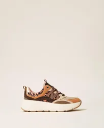 Twinset Baskets de running en cuir