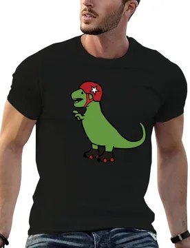 Roller Derby T-Rex T-Shirt man t shirts for men casual man t shirt summer man graphic t shirt T-shirt - Aliexpress - FashionsVida