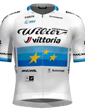 Maglia A Maniche Corte Vittoria Mtb Factory Team European Champion Multicolor - Wilier - FashionsVida