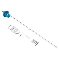 Adjustable Clear Water Capacitive Sensor Silver / Blue 80-600 mm unisex