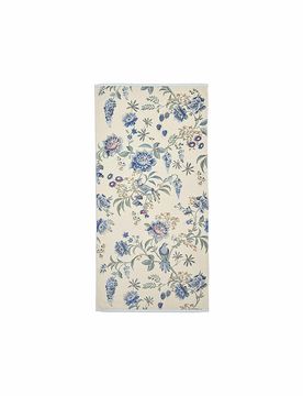 Toalla de ducha 70x140cm SECRET GARDEN Blanco-Azul blanco