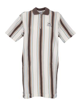 Vestito Donna Crown Polo Knit Dress Off White