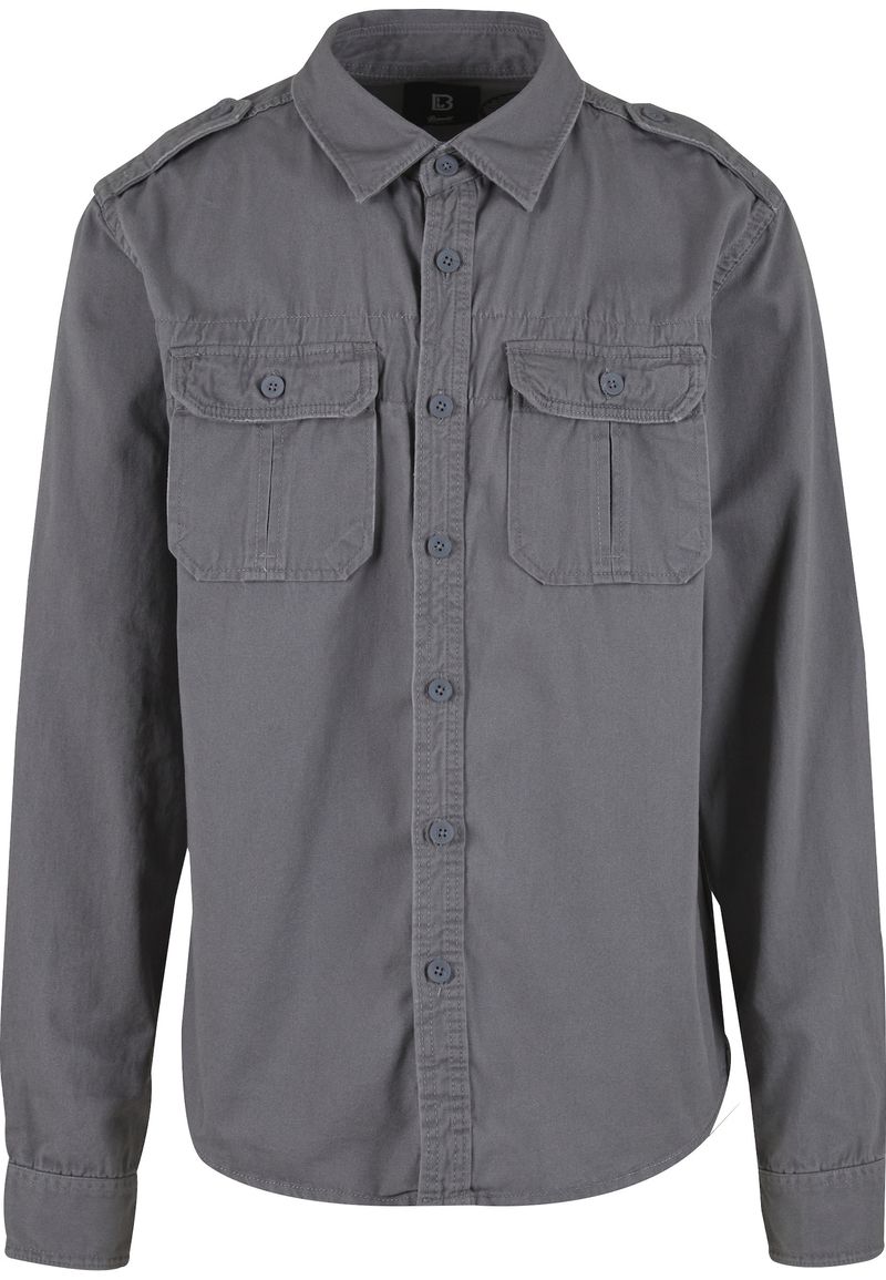 Brandit Camisa gris oscuro